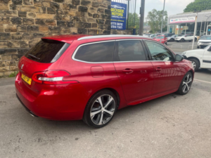 2018 Peugeot 308 Sw 1.5 Bluehdi Gt Line Euro 6 (s/s) 5dr in Red — image 6