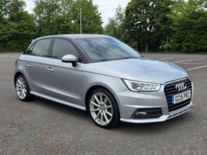 2015 Audi A1 1.6 Tdi S Line Sportback Euro 6 (s/s) 5dr in Silver — image 4