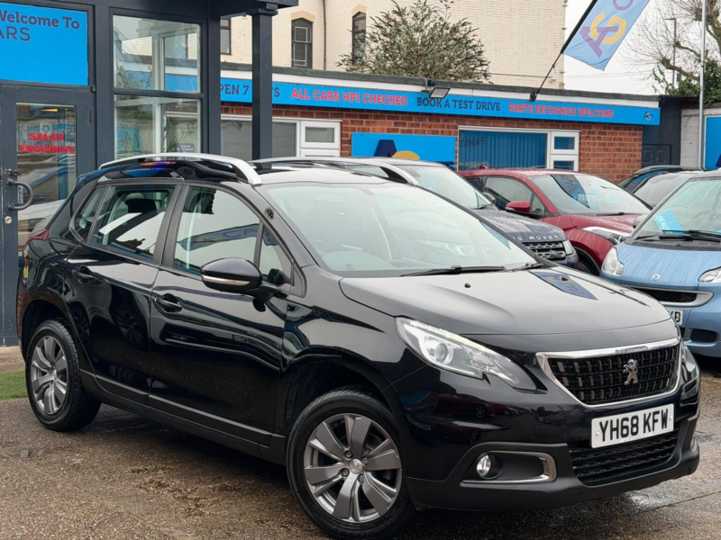 2018 Peugeot 2008 1.2 Puretech Active Euro 6 (s/s) 5dr in Black — image 1