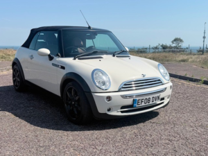 2008 MINI Convertible 1.6 Cooper Sidewalk Convertible in White — image 2