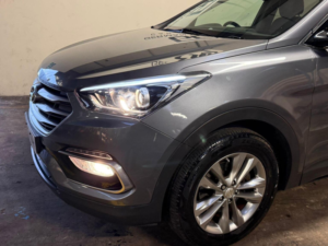 2015 Hyundai Santa Fe 2.2 Crdi Blue Drive Premium Auto 4WD Euro 6 (s/s) 5dr (7 Seat) in Silver — image 2