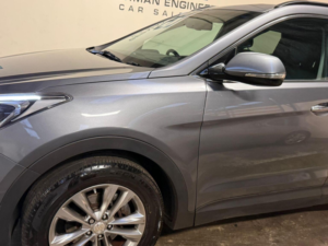 2015 Hyundai Santa Fe 2.2 Crdi Blue Drive Premium Auto 4WD Euro 6 (s/s) 5dr (7 Seat) in Silver — image 3