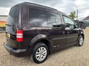 2012 Volkswagen Caddy Life Drive From Access Wav Wheelchair Accessible Vehicle 1.6 Tdi Cr in Purple — image 3