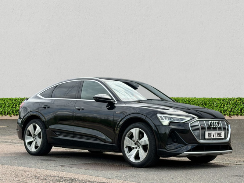 2021 Audi E-Tron 55 S Line Sportback 5dr Electric Auto Quattro 95kwh (408 Ps) in Black — image 1