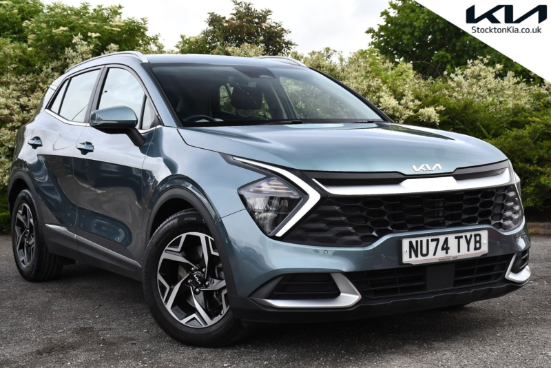 2024 Kia Sportage 1.6 T-Gdi Mhev 2 SUV 5dr Petrol Hybrid Manual Euro 6 (s/s) (157 Bhp) in Grey — image 1