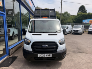 2023 Ford Transit 2.0 350 Ecoblue Leader Double Cab Tipper 4dr Diesel Manual Rwd L3 Euro 6 130 Ps in White — image 2