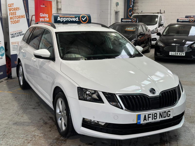 2018 Skoda Octavia 1.6 Tdi Se Technology Euro 6 (s/s) 5dr in White — image 1