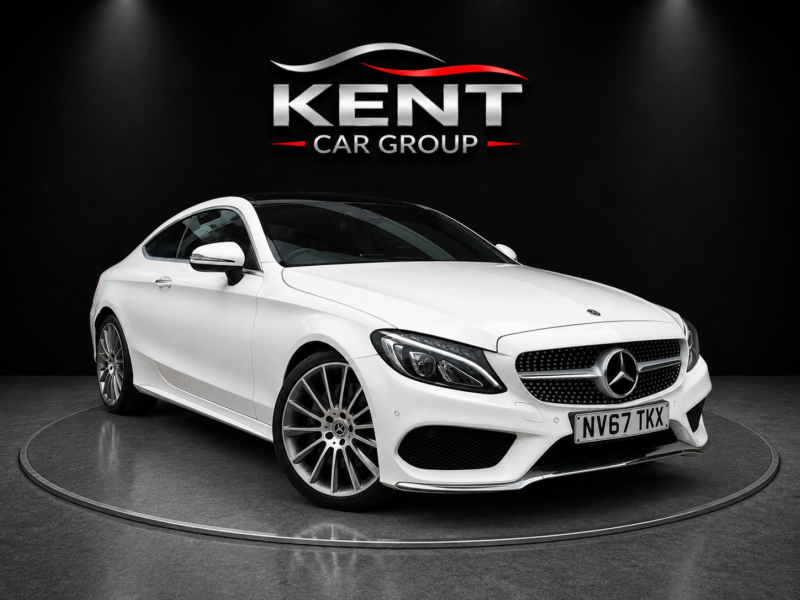 2018 Mercedes-Benz C Class 2.0 C200 Amg Line in White — image 1