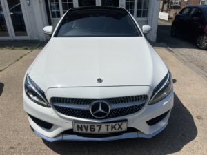 2018 Mercedes-Benz C Class 2.0 C200 Amg Line in White — image 4