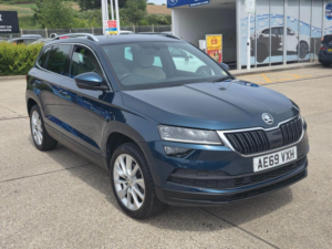 2019 Skoda Karoq 1.5 Tsi Act Se L DSG Euro 6 (s/s) 5dr in Blue — image 3