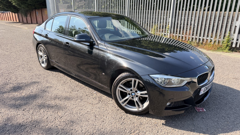 2018 BMW 3 Series 2.0 330e M Sport Saloon in Black — image 1
