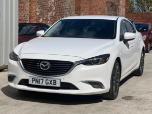 2017 Mazda Mazda6 2.2 Skyactiv-D Sport Nav Euro 6 (s/s) 4dr in White — image 2