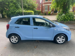 2018 Kia Picanto 1.0 1 Euro 6 5dr in Blue — image 4