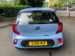 2018 Kia Picanto 1.0 1 Euro 6 5dr in Blue — image 5