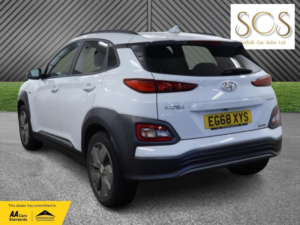 2019 Hyundai Kona Kona Ev Prem Se 64kwh in White — image 3