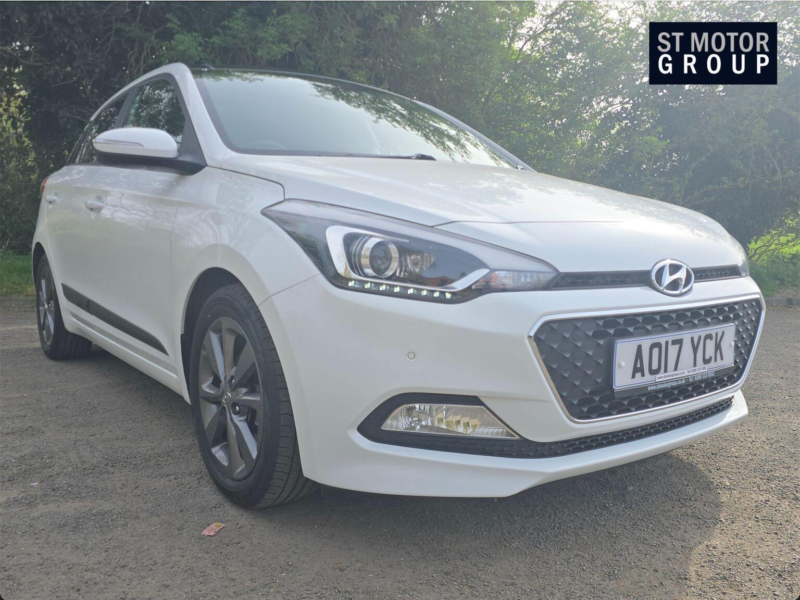 2017 Hyundai I20 1.2 Premium Se Euro 6 5dr in White — image 1