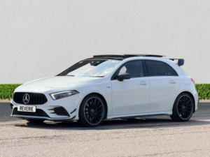 2020 Mercedes-Benz A-Class 2.0 A35 Amg (premium Plus) Hatchback 5dr Petrol Spds Dct 4matic Euro 6 (s/s) (306 Ps) in White — image 3