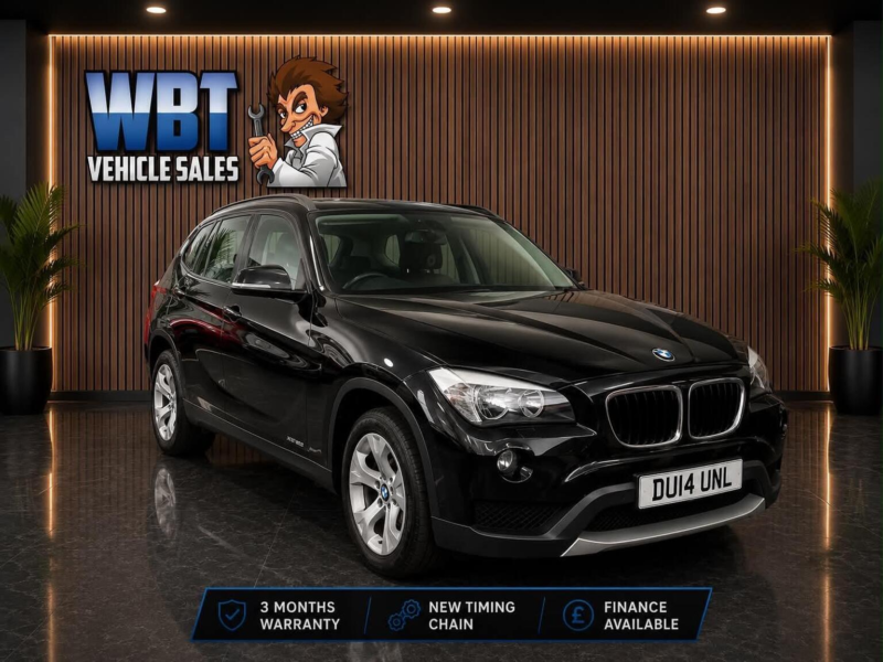 2014 BMW X1 2.0 18d Se Auto Xdrive Euro 5 (s/s) 5dr in Black — image 1