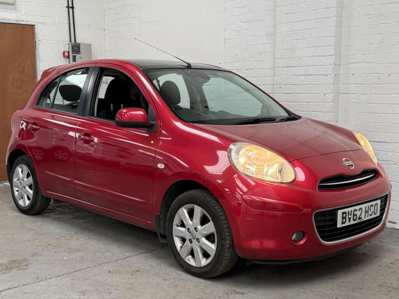 2012 Nissan Micra 1.2 Dig-S Tekna Euro 5 (s/s) 5dr in Red — image 1