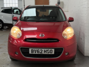 2012 Nissan Micra 1.2 Dig-S Tekna Euro 5 (s/s) 5dr in Red — image 2
