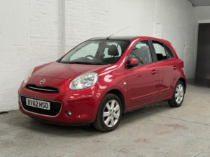 2012 Nissan Micra 1.2 Dig-S Tekna Euro 5 (s/s) 5dr in Red — image 3