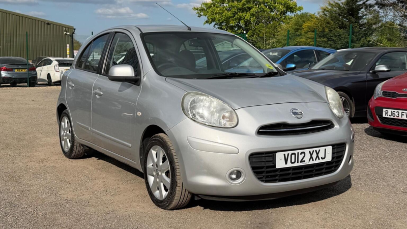 2012 Nissan Micra 1.2 Dig-S Acenta Euro 5 (s/s) 5dr in Silver — image 1