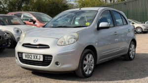2012 Nissan Micra 1.2 Dig-S Acenta Euro 5 (s/s) 5dr in Silver — image 3