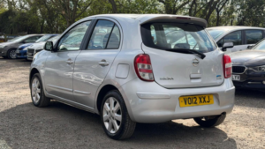 2012 Nissan Micra 1.2 Dig-S Acenta Euro 5 (s/s) 5dr in Silver — image 5