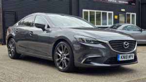 2018 Mazda Mazda6 2.2 Skyactiv-D Sport Nav Euro 6 (s/s) 4dr in Grey — image 4