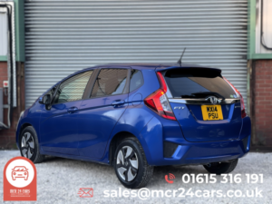 2014 Honda Jazz 2014 Jazz 1.5 I-Vtec Ex Navi Hatchback 5dr Hybrid CVT Euro 6 (s/s) (132 Ps) Hatchback Hybrid Automat in Blue — image 2