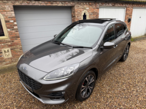 2022 Ford Kuga 2.5 Kuga St-Line X Edition 5 Door 2.5 Duratec PHEV 225ps Fwd CVT Automatic in Grey — image 2
