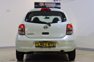 2012 Nissan Micra 1.2 12v Acenta CVT Euro 5 5dr in White — image 4