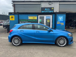 2014 Mercedes-Benz A Class 1.5 A180 Cdi Amg Sport Euro 5 (s/s) 5dr in Blue — image 3