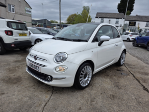 2019 Fiat 500 1.2 1.2 69hp Lounge in White — image 2