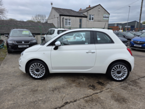 2019 Fiat 500 1.2 1.2 69hp Lounge in White — image 4