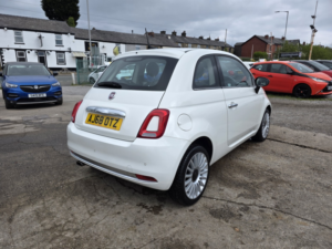 2019 Fiat 500 1.2 1.2 69hp Lounge in White — image 6
