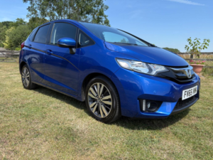 2016 Honda Jazz 1.3 I-Vtec Ex Navi CVT Euro 6 (s/s) 5dr in Blue — image 3