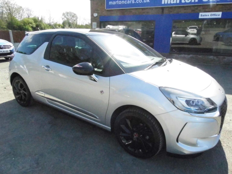 2018 Ds Automobiles Ds 3 1.2 Puretech Performance Line Eat6 Euro 6 (s/s) 3dr in Silver — image 1