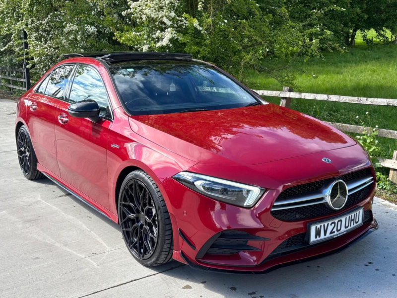 2020 Mercedes-Benz A Class 2.0 A35 Amg (premium Plus) Spds Dct 4matic Euro 6 (s/s) 4dr in Red — image 1