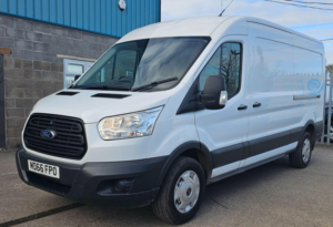 2016 Ford Transit 2.2 Tdci 350 Rwd L3 H2 Euro 5 5dr in White — image 2