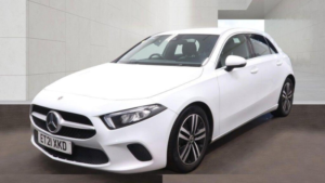 2021 Mercedes-Benz A Class 2.0 A180d Sport 8g-Dct Euro 6 (s/s) 5dr in White — image 2