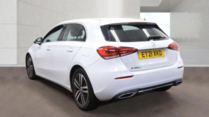 2021 Mercedes-Benz A Class 2.0 A180d Sport 8g-Dct Euro 6 (s/s) 5dr in White — image 3