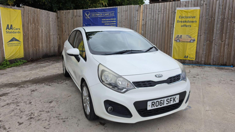 2011 Kia Rio 1.4 2 Euro 5 5dr in White — image 1