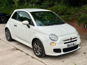2013 Fiat 500 1.2 S Euro 5 (s/s) 3dr in White — image 2