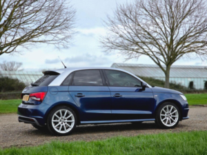 2015 Audi A1 1.4 Tfsi S Line Sportback S Tronic Euro 6 (s/s) 5dr in Blue — image 4