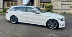 2019 Mercedes-Benz C Class 1.6 C200d Amg Line (premium) G-Tronic+ Euro 6 (s/s) 5dr in White — image 5