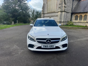 2019 Mercedes-Benz C Class 1.6 C200d Amg Line (premium) G-Tronic+ Euro 6 (s/s) 5dr in White — image 6
