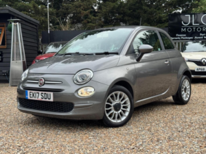 2017 Fiat 500 1.2 Eco Pop Star Euro 6 (s/s) 3dr in Grey — image 2