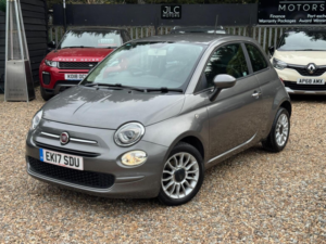 2017 Fiat 500 1.2 Eco Pop Star Euro 6 (s/s) 3dr in Grey — image 3