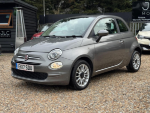 2017 Fiat 500 1.2 Eco Pop Star Euro 6 (s/s) 3dr in Grey — image 4